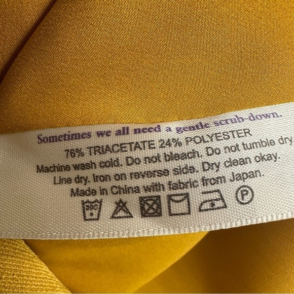 MM. Lafleur Dress Candace Suit Tailored Yellow Work Business Size 10 Medium New - Picture 8 of 9